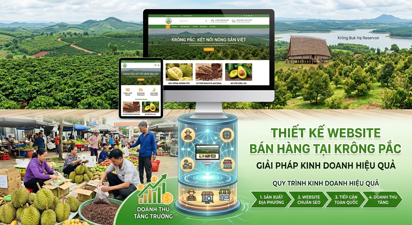Thiết Kế Website Bán Hàng Tại Krông Pắc – Giải Pháp Kinh Doanh Hiệu Quả Trong Thời Đại Số